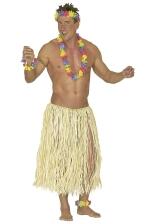 Karneval Hawaii Bastrock lang natur