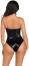 Karneval Halloween Body Pailletten schwarz