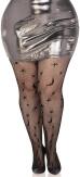 Leg Avenue Karneval Halloween Netzstrumpfhose Mond und Sterne XXL